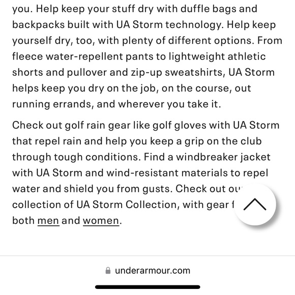 Under Armour Storm Hooded 1/4 Zip Lined Jacket- Size Small - Picture 10 of 10